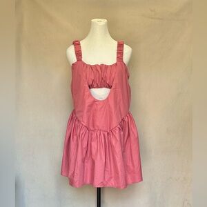Medium pink top dress